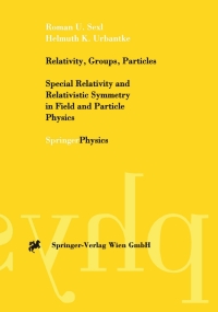 Immagine di copertina: Relativity, Groups, Particles 9783211834435