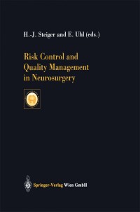 Cover image: Risk Control and Quality Management in Neurosurgery 1st edition 9783211836781
