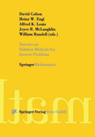 Imagen de portada: Surveys on Solution Methods for Inverse Problems 1st edition 9783211834701