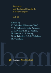 Cover image: Advances and Technical Standards in Neurosurgery 9783211834244