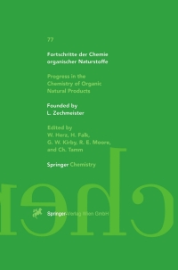Cover image: Fortschritte der Chemie organischer Naturstoffe 1st edition 9783211832646