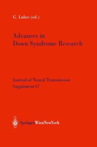 Imagen de portada: Advances in Down Syndrome Research 1st edition 9783211407813