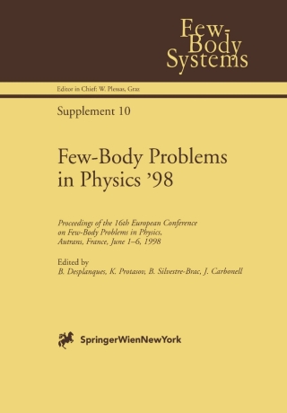 Cover image: Few-Body Problems in Physics ’98 1st edition 9783211832806