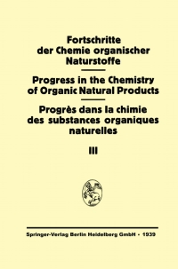 Cover image: Fortschritte der Chemie Organischer Naturstoffe 9783709171875