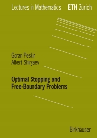 Imagen de portada: Optimal Stopping and Free-Boundary Problems 9783764324193