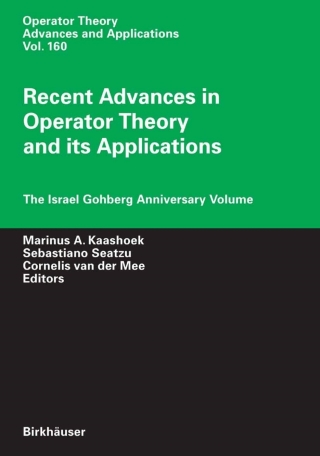 表紙画像: Recent Advances in Operator Theory and Its Applications 1st edition 9783764372903