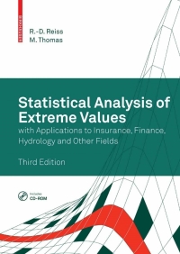 صورة الغلاف: Statistical Analysis of Extreme Values 3rd edition 9783764372309