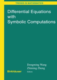Imagen de portada: Differential Equations with Symbolic Computation 1st edition 9783764373689