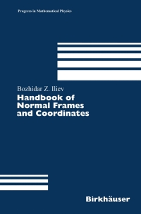 Imagen de portada: Handbook of Normal Frames and Coordinates 9783764376185