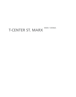 Titelbild: T-Center St. Marx, Wien / Vienna 1st edition 9783764372460