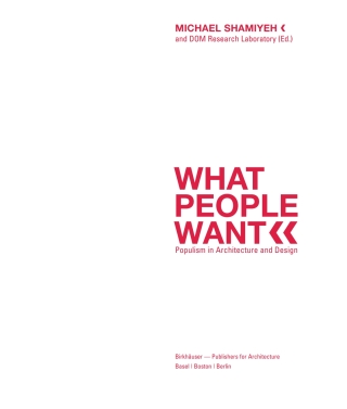 Immagine di copertina: What People Want 1st edition 9783764372767