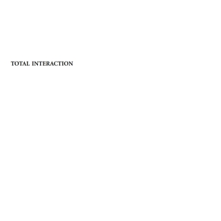 Cover image: Total Interaction 1st edition 9783764370763