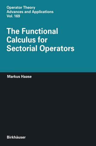 Cover image: The Functional Calculus for Sectorial Operators 9783764376970