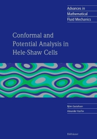 Imagen de portada: Conformal and Potential Analysis in Hele-Shaw Cells 9783764377038