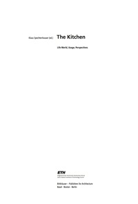 Imagen de portada: The Kitchen 1st edition 9783764372811