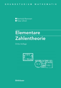 Cover image: Elementare Zahlentheorie 3rd edition 9783764377304