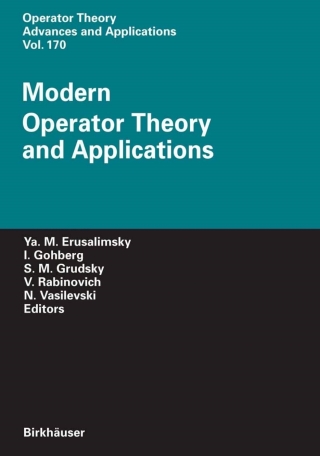 Cover image: Modern Operator Theory and Applications 1st edition 9783764377366