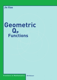 Imagen de portada: Geometric Qp Functions 9783764377625