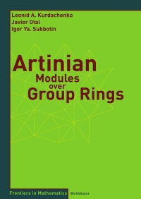 Titelbild: Artinian Modules over Group Rings 9783764377649
