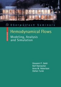 Cover image: Hemodynamical Flows 9783764378059