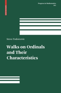 Omslagafbeelding: Walks on Ordinals and Their Characteristics 9783764385286