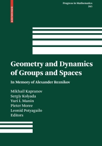 Cover image: Geometry and Dynamics of Groups and Spaces 1st edition 9783764386078