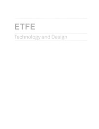 Cover image: ETFE 1st edition 9783764385637