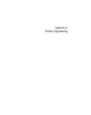 Imagen de portada: Systems in Timber Engineering 1st edition 9783764386894