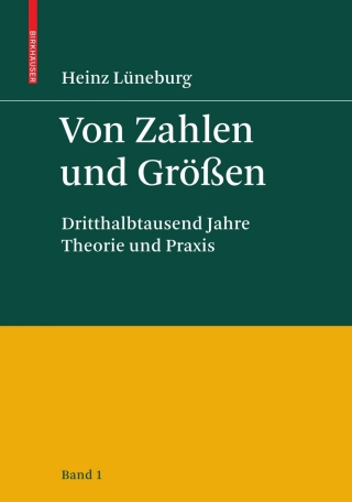 Cover image: Von Zahlen und Größen 9783764387761