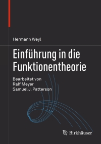 Imagen de portada: Einführung in die Funktionentheorie 9783764388454