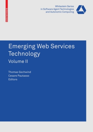Imagen de portada: Emerging Web Services Technology, Volume II 1st edition 9783764388638