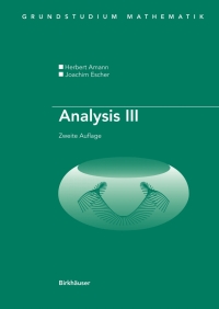 Cover image: Analysis III 2nd edition 9783764388836