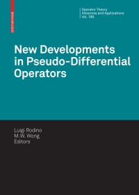 Omslagafbeelding: New Developments in Pseudo-Differential Operators 1st edition 9783764389680