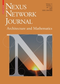 Cover image: Nexus Network Journal 11,1 1st edition 9783764389734