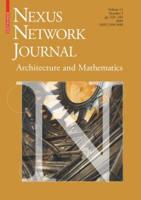 Imagen de portada: Nexus Network Journal 11,3 1st edition 9783764389772