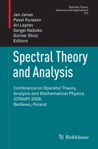 Omslagafbeelding: Spectral Theory and Analysis 1st edition 9783764399931