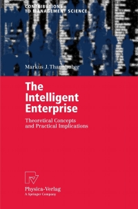 Cover image: The Intelligent Enterprise 9783790815559