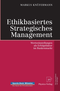 Imagen de portada: Ethikbasiertes Strategisches Management 9783790815894