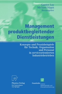 Cover image: Management produktbegleitender Dienstleistungen 1st edition 9783790815672