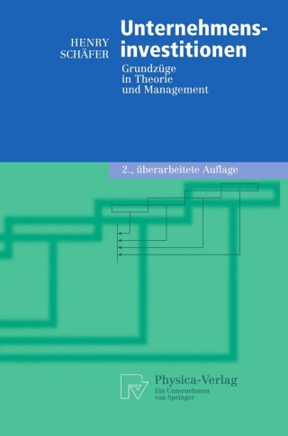 Titelbild: Unternehmensinvestitionen 2nd edition 9783790815801