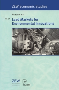 Cover image: Lead Markets for Environmental Innovations 9783790801644
