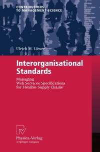 表紙画像: Interorganisational Standards 9783790816532