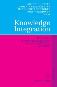 Omslagafbeelding: Knowledge Integration 1st edition 9783790815863