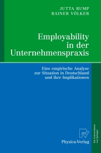 Imagen de portada: Employability in der Unternehmenspraxis 9783790816822