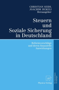 Imagen de portada: Steuern und Soziale Sicherung in Deutschland 1st edition 9783790816891