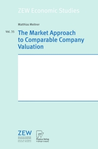 Imagen de portada: The Market Approach to Comparable Company Valuation 9783790817225