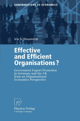 Immagine di copertina: Effective and Efficient Organisations? 9783790817300