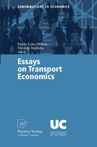 Imagen de portada: Essays on Transport Economics 1st edition 9783790817645