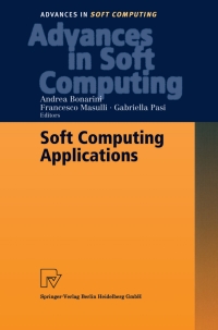 Imagen de portada: Soft Computing Applications 1st edition 9783790815443