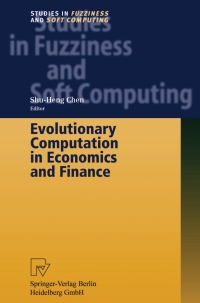 Imagen de portada: Evolutionary Computation in Economics and Finance 9783790814767